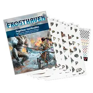 Asmodee Jeu De Société Frosthaven Pegatinas Reutilizables pas cher