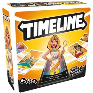 Comparateur de prix : Jeu de société Timeline - Clutch Box FR  - Asmodee Jeu de société  - ZYGTIM0101FR 