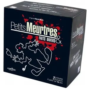 Comparateur de prix : Jeux de société Asmodee Petits Meurtres et Faits Divers Noir TU PMFD01