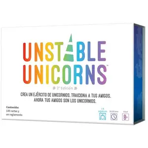Asmodée Jeu De Carte - Asmodee - Unstable Unicorns - 135 Cartes - À Partir De 8 Ans - Mixte pas cher