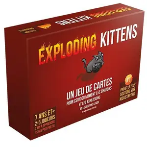 ASMODEE EXPLODING KITTENS, EKEK01FR, JEU DE CARTES TU pas cher