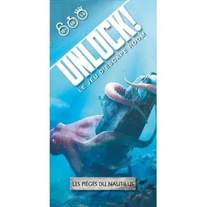 Jeu d'escape game Asmodee Unlock Les pièges du Nautilus pas cher