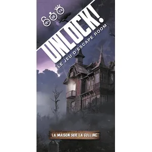 Jeu d'escape game Asmodee Unlock La maison sur la colline pas cher