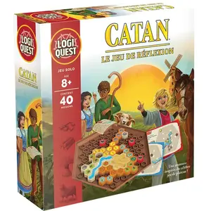 Jeu de société - ASMODEE - Logiquest Catan - Jeu de réflexion - À partir de 8 ans - 1 joueur pas cher