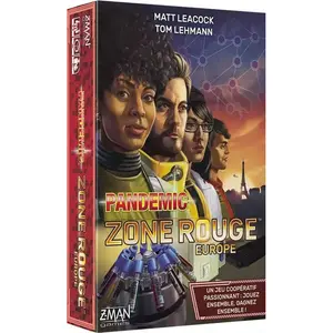 Jeu de stratégie Asmodee Pandemic Zone Rouge Europe pas cher