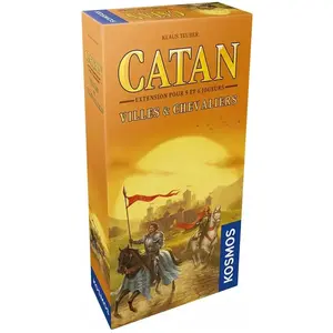 Asmodee Jeu de stratégie Catan Extension pour 5 et 6 joueurs Villes et Chevaliers pas cher