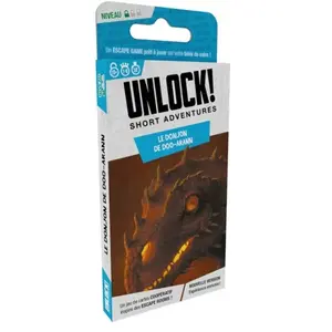 Comparateur de prix : Jeu d'escape game Asmodee Unlock Short Adventures Le Donjon de Doo-Arann
