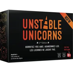 Jeu de stratégie Asmodee Unstable Unicorns NSFW pas cher