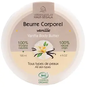 Comparateur de prix : Haut Ségala Beurre Corporel Vanille Bio 120ml