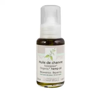 Haut-Ségala Les Huiles Végétales de Chanvre Vierge Biologique 50ml pas cher