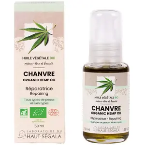 HAUTSEGALA Haut-Segala Huile Végétale Biologique de Chanvre du Haut-Ségala 50ml pas cher