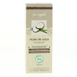 Haut-Segala Laboratoire du Haut-Ségala Huile Végétale de Coco Bio 100ml