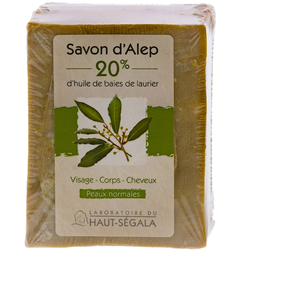 Comparateur de prix : Haut-Ségala Savon d'Alep 20% Huile de Baies de Laurier 200g