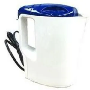 Bouilloire Electrique 24v 1 Litre 250w Blanc Et Bleu Htc Equipement pas cher