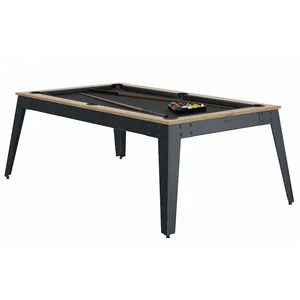 Billard Steel Chene Sable Pieds Gris Drap Gris Ardoise René Pierre pas cher
