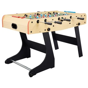 Comparateur de prix : Rene Pierre Baby-foot pliant Arcade Jeux - Gamme enfants - Gain de place - 143x75x15 - Hêtre et pieds noirs
