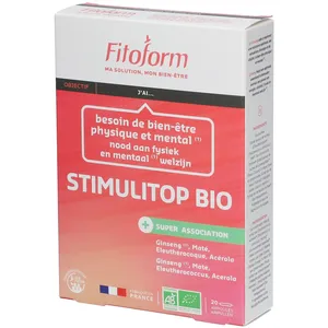 Fitoform Ginseng Rouge Bio 20 ampoules pas cher