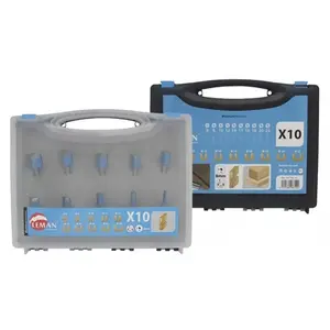 Comparateur de prix : Leman Coffret de 10 mèches à rainer droites DEF.428.10 Q8mm - - 428.700.10