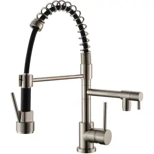 Comparateur de prix : Mitigeur d'Evier Chef Double Sortie Inox Brossé OASIS by Eurosanit