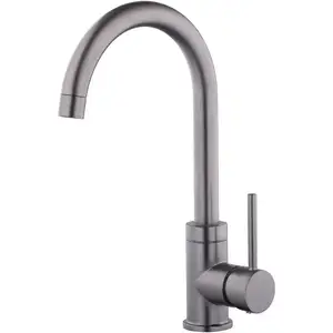 Comparateur de prix : Mitigeur d'Evier Haut Gris métal CORDOBA by Eurosanit
