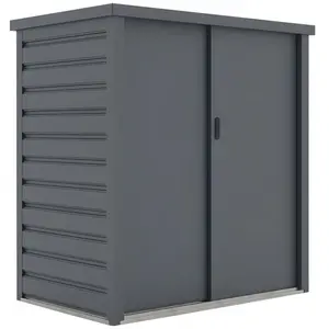 VENTE-UNIQUE Armoire de rangement de jardin en métal acier galvanisé gris 1,31 m3 125x80x131 cm REIVAX pas cher