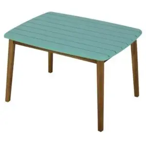 Comparateur de prix : VENTE-UNIQUE Table de jardin pour enfant en acacia bleu - GOZO