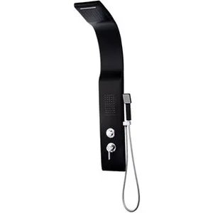 Comparateur de prix : Shower & Design Vente-unique - Colonne de douche hydromassante - noire - 20132 cm - kourbea