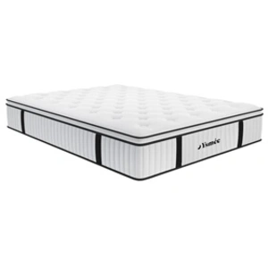 Matelas ressorts ensachés surmatelas intégré AMERICAN DREAM de DREAMEA... pas cher