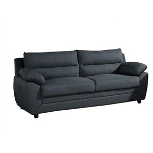 Vente-Unique Canapé 3 places MANOA en tissu - Anthracite pas cher