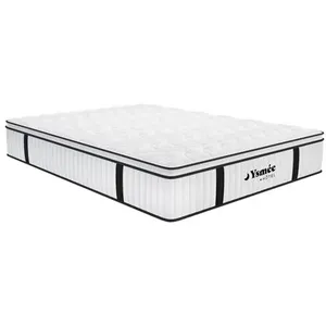 DREAMEA Matelas anti-feu ressorts ensachés et surmatelas intégré DELIC... pas cher
