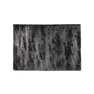 Vente-unique Tapis shaggy à poils longs ultra doux - 200 x 290 cm - An...