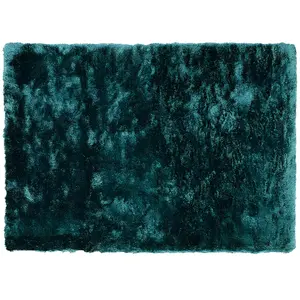 VENTE-UNIQUE Tapis shaggy ultra doux DOLCE - 160 x 230 cm - Grammage : 2420 g/m² - vert pinède pas cher