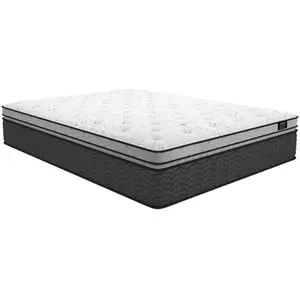 VENTE-UNIQUE Matelas ressorts ensachés et surmatelas intégré DREAMEA - GAMIANI - 140x190cm - Confort luxe pas cher