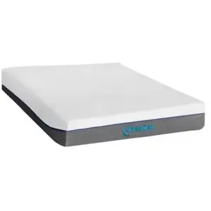 VENTE-UNIQUE Matelas mémoire de forme POSEIDON de DREAMEA - 140 x 200 cm - Ferme - Coutil coton - Toucher velours pas cher