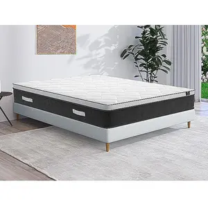 VENTE-UNIQUE Matelas ressorts ensachés et mémoire de forme ASTRIA Art Collection de DREAMEA - 180 x 200 cm pas cher