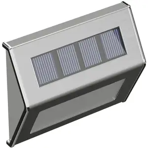 Applique solaire en acier inoxydable 20 lumens - l. 10 x h. 8.2 cm ska...