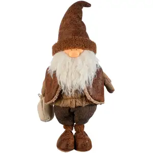 Sia Deco Figurine père noël décorative artificielle crème H60