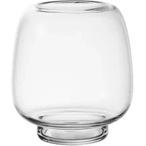 Sia Deco Vase décoratif en verre transparent H23