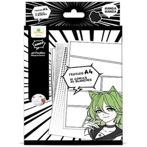 Manga - Bloc de feuilles Layout A4