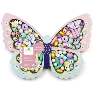 Coffret Papillon de perles en bois Au Sycomore