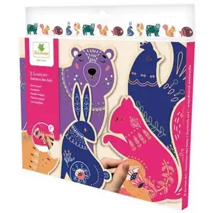 Au Sycomore Pockets Art Scratch Animaux pas cher