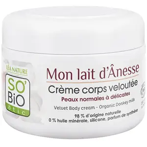 Comparateur de prix : So'Bio Étic Mon Lait d'Ânesse Crème Veloutée Nourrissante Corps Bio 200ml