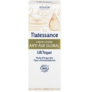 Natessance Lift'Argan Crème Légère Anti-Age Global Bio 50ml