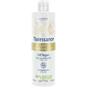 Comparateur de prix : Natessance Lift'Argan Lait Démaquillant Visage & Yeux 400ml