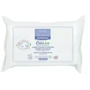 Jonzac Bébé Lingettes Nettoyantes Dermo-Douceur Bio 40 lingettes