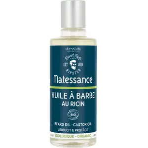 Natessance Huile à Barbe au Ricin Bio Fortifiante et Nourrissante