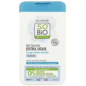 So'Bio Étic Douche Gel Extra Doux à l'Aloe Vera Bio 450ml pas cher