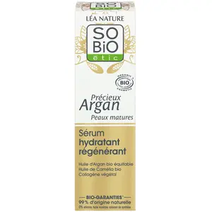 Comparateur de prix : So'Bio Étic Précieux Argan Sérum Hydratant Régénérant Bio 30ml