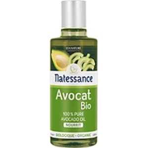 Comparateur de prix : NATESSANCE Huile d'avocat bio 100% pure - Peaux sèches à très sèches - 100 ml
