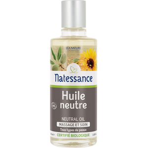 Comparateur de prix : Natessance Huile Neutre Massage et Soin Bio 100 ml